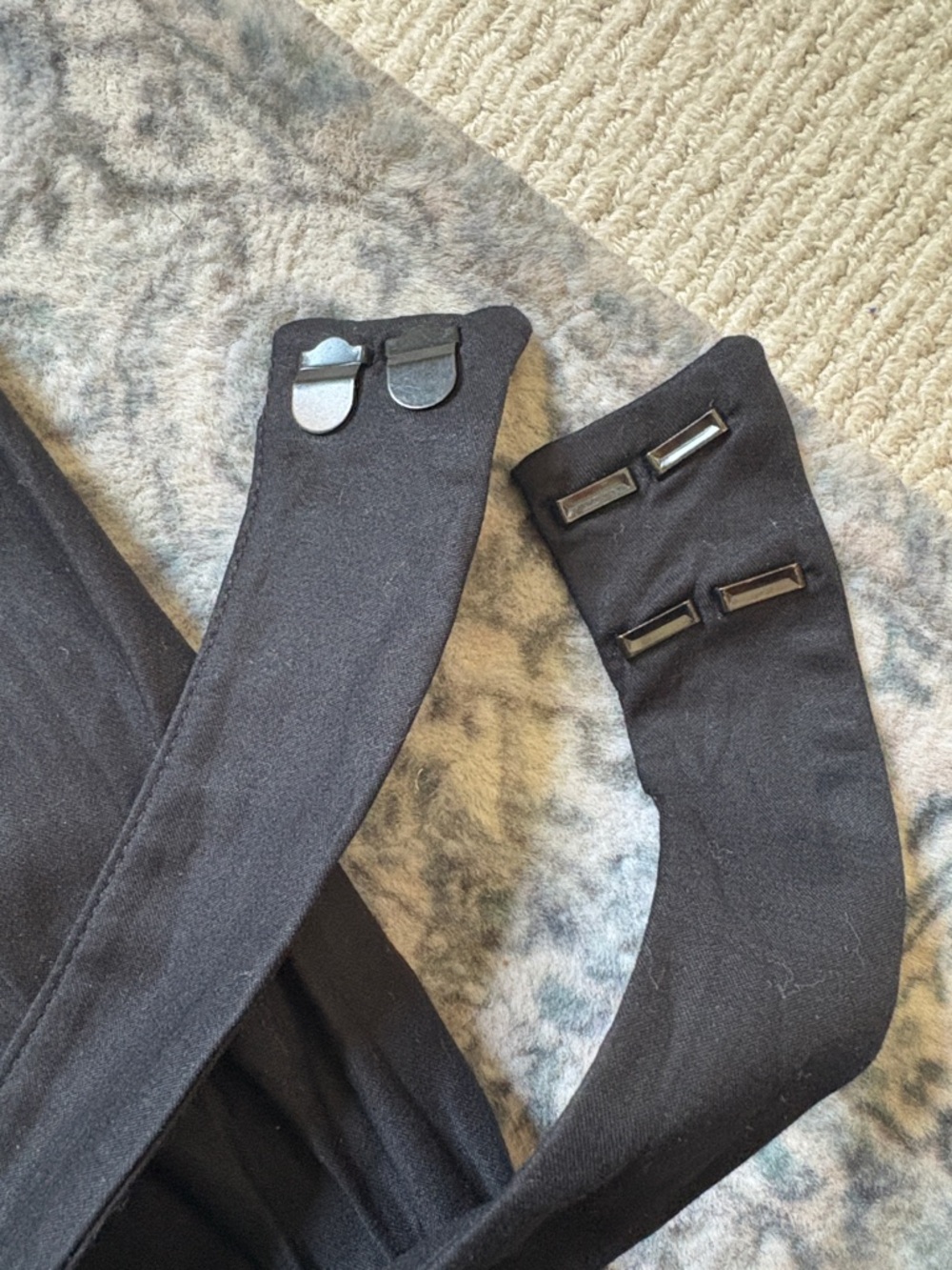 Reformation Babette Black Bubble Hem Halter Mini Dress - Picture 9 of 13